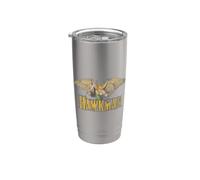 Justice League Hawkman and Logo Vaso térmico de acero inoxidable de doble pared
