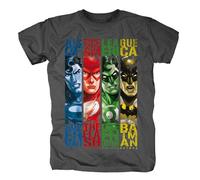 Justice League - Justice League of America,T-Shirt,Größe Xl,Grau