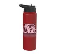 Justice League Movie Logo Distressed Stainless Steel Insulated Water Bottle