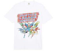 Justice League of America Line Up Comfort Colors Adult Heavyweight T-Shirt