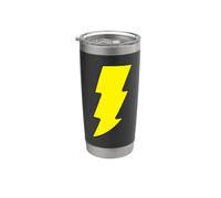 Justice League Shazam! Logo Vaso térmico de acero inoxidable de doble pared