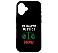 Justicia climática Ahora - Declaración de concientización Carcasa para iPhone 16