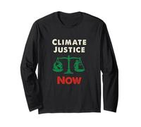 Justicia climática Ahora - Declaración de concientización Manga Larga
