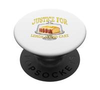 Justicia para el Pastel de Libra de limón PopSockets PopGrip Adhesivo