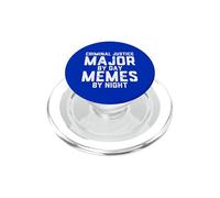 Justicia Penal Mayor por Día Memes Noche Policía Estudiante Policía PopSockets PopGrip para MagSafe