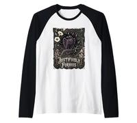 Justificablemente Furioso Cuervo Anti Patriarcado Goth Nouveau Art Camiseta Manga Raglan
