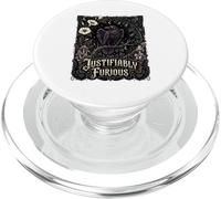 Justificablemente Furioso Cuervo Anti Patriarcado Goth Nouveau Art PopSockets PopGrip para MagSafe