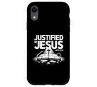 Justificado por Jesús Hechos 13 Fe sobre la Ley Evangelio Verdad Carcasa para iPhone XR