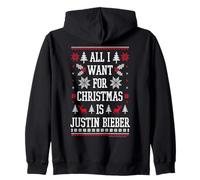Justin Bieber Todo lo Que Quiero Navidad Sudadera con Capucha