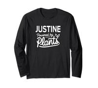 JUSTINE Powered by Plants Personalized Gift For Plant Moms Manga Larga