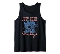 Justo aquí para el ambiente occidental de los Cowboys Camiseta sin Mangas