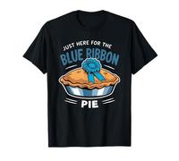 Justo aquí para la Feria del Condado de Alimentos Blue Ribbon Pie Camiseta