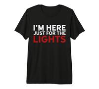 Justo aquí para Las Luces Técnico de iluminación Stage Crew Camiseta Premium