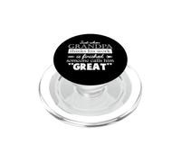 Justo Cuando el Abuelo Piensa el día del Padre Vintage bisabuelo PopSockets PopGrip para MagSafe