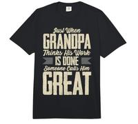 Justo Cuando el Abuelo Piensa Que su Trabajo está Hecho Comfort Colors Adult Heavyweight T-Shirt