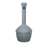 Justrite 268501 Receptáculo de mechero de polietileno Elite de 4 galones de capacidad, 4717, gris, 1