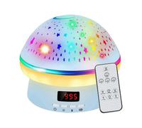 JUSTUP Star Projector Night Light for Kids Room with Remote Control for Girls Boys Room Decor --- Blue
