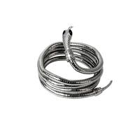 JUSTUSNX Gargantilla de serpiente para mujer, collar ajustable con forma de serpiente, diseño de barra curvada, collar de serpiente, accesorios de fiesta de, Dimensione standard, Metal