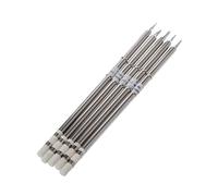 JUSTYINUO 5 PCS T12 Series Solder Hierro Tips Fit for Hakko Fx951 Estación de Soldadura FM-2027 2028 Habilidades de Soldadura