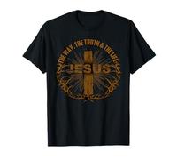 Jusus The Way The Truth The Life Tshirt Cross Shirt Camiseta