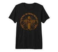 Jusus The Way The Truth The Life Tshirt Cross Shirt Camiseta Premium