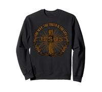 Jusus The Way The Truth The Life Tshirt Cross Shirt Sudadera