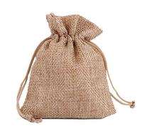 Jute Geschenksäckchen Schmuckbeutel,30 Stk 17 x 23 cm Jutesäckchen Geschenkbeutel Bonbonsbeutel Stoffbeutel Jute Säckchen Taschen mit Kordelzug für Weihnachten Hochzeit Party Schmuck Geschenk