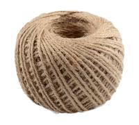 Jute Twine - 164ft Product Packaging Rope for DIY Projects | Natural Fiber String with Strength & Eco-Friendly Build for Crafters Gardeners Farmers Wedding Planners Favor Wrapping Macrame Weav