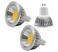 JUTHREE Bombillas LED COB GU5.3 9W Equivalente 70-90W Halógena, 900LM, Ángulo de Haz de 60°, Regulable, AC 220-240V, Paquete de 3(Warm White)