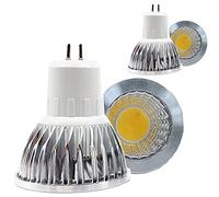 JUTHREE Regulable GU5.3 LED Bombillas,Equivalente a Bombilla Halógena GU5.3 90W, 900LM, 60 Grados Luz, Focos LED AC220V GU5.3 para Baño/Cocina, pack de 4 (3000K Blanco Cálido)