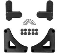 JUTTAUTO Kit de almacenamiento de soporte de mesa para caravana, color negro, kit de montaje de retención de seguridad para caravana, caravana, caravana, furgoneta, accesorios de soporte de mesa de