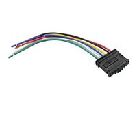 JUUDDENPARTS 1606248780 - Conector de luz trasera para luz trasera, cableado de luz trasera, conector de arnés de telar de repuesto para Peugeot Expert Partner 307 308 208 2008 2008