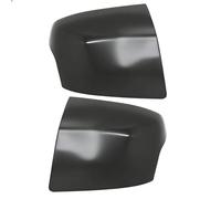 JUUDDENPARTS Cubierta de espejo retrovisor de puerta, tapa de espejo retrovisor de puerta izquierda y derecha, par de tapas de repuesto para espejo retrovisor negro para Ford Focus MK2 2004-2008