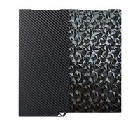 JUUPINE 256 x 268 mm de doble cara impresión PEI placa de construcción suave PEO + placa de impresión de PET texturizada Heatingbed Spring acero flexible plataforma para Anycubic Kobra 3/kobra 3V2/ACE