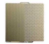 JUUPINE Medalla de miel PEI actualizada para filamento de bambú A1/P1P/P1S/X1/X1C/X1E, placa de carbono de 257 x 257 mm, placa de PLA con tecnología de colocación, un lado es panal de miel y el otro