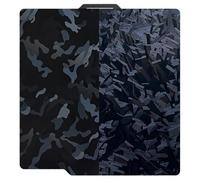 JUUPINE Nueva Plataforma de Impresión de Camuflaje Suave + Edificio Alto para Bambu Lab A1/X1/X1C/X1E/P1P/P1S, Plataforma de Impresora 3D Desmontable de 257x257mm de Placa de Carbono para Filamento