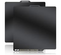 JUUPINE PEI Build Plate for Bambu Lab P2S/X2D/P1S/P1P/X1C/X1/X1E/A1 Plataformas de impresora 3D, cama de doble lado suave PEI Heated (con código QR) 257 x 257 mm extraíble flexible Spring Steel