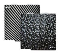 JUUPINE PEO PEO PEO - Placa de construcción para impresora 3D Bambu Lab A1 Mini 3D, PEO + fibra de carbono PEO, chapa flexible de acero para muelles de doble cara, placa PEO, 184 x 184 mm
