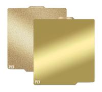 JUUPINE Placa de impresión PEI lisa + PEI texturizada para Bambu lab A1/P1S/P1P/X1/X1C/X1E, placa de carbono PEI de 257x257mm para filamento bambulab
