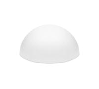 Juvale White Half Sphere Foam Ball for DIY Crafts Large Hollow Dome for Art Supplies (11.4 x 6 in)