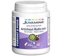 JUVAMINE - Alcachofa Rábano Negro - 120 Cápsulas - Formato Maxi - 2 Meses - Mejorar la Digestión - Bienestar del hígado - Detoxificación hepática - Combatir la Pesadez Estomacal