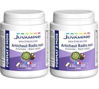 JUVAMINE - Alcachofa Rábano Negro - 120 Cápsulas - Formato Maxi - 2 Meses - Mejorar la Digestión - Bienestar del hígado - Detoxificación hepática - Combatir la Pesadez Estomacal (Paquete de 2)