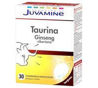 JUVAMINE Boost, Ginseng de Siberia + taurina, Vitalidad, energía, 30 cpr | Ayuda al sistema inmunitario, vitalidad y fuerza física/mental, concentración, sabor a chicle, fabricado en Francia