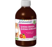 JUVAMINE - Botella Quema Grasas - Ayuda al Control de Peso - Guaraná - Maté - Té Verde - Sabor a Cítricos - Programa Intensivo de 10 Días con Plantas - 500mL