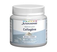Juvamine - Colágeno Vitamina C en Polvo - Belleza de la Piel y Elasticidad - Contribuye y Apoya la Firmeza y la Luminosidad - 150 g - Programa de 30 a 60 Días