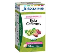 Juvamine Kilos Superflus Kola Café Verde 30 comprimidos