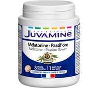JUVAMINE - Melatonina Pasiflora - Sueño 3 Acciones - 90 Comprimidos - Formato Maxi - Formato 3 Meses - Facilita el Sueño, Reduce Despertares Nocturnos y Mejora el Descanso - Sueño reparador