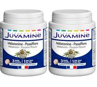 JUVAMINE - Melatonina Pasiflora - Sueño 3 Acciones - 90 Comprimidos - Formato Maxi - Formato 3 Meses - Facilita el Sueño, Reduce Despertares Nocturnos y Mejora el Descanso - Sueño reparador