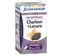 Juvamine Phyto Carbón con Levadura 45 Cápsulas
