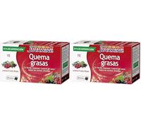 JUVAMINE - Té Quema Grasas - Sabor Frutos Rojos - 20 Bolsitas - Control de Peso - Estimula el Metabolismo - Eliminación - Té verde - Guaraná - Rabos de cereza (Paquete de 2)